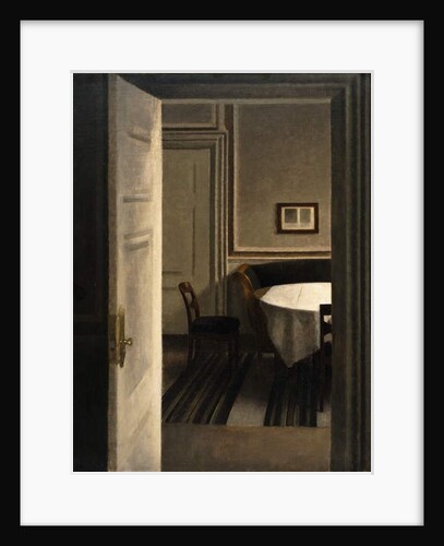 Interior, Strandgade 30, 1904 by Vilhelm Hammershoi