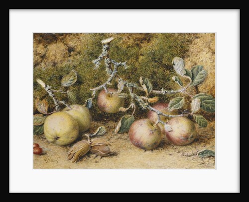 Still Life with Apples, Hazelnuts and Rosehips by William Hough