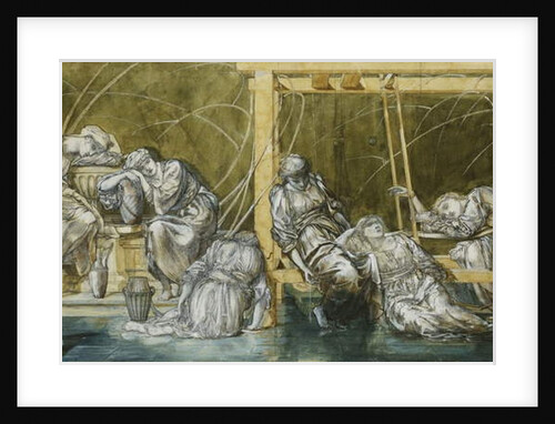 Study for 'The Garden Court' by Edward Coley Burne-Jones