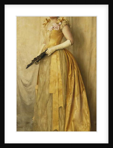 The Lady in Gold - A Portrait of Mrs, c.1891 by Thomas Cooper Gotch