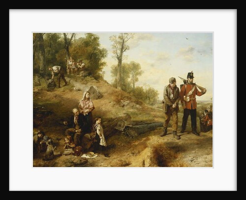 Working and Shirking- 'England Expects Every Man Will Do His Duty'., 1864 by Marcus Stone