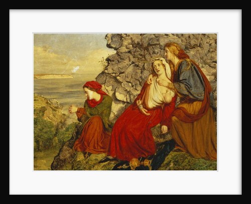 An Incursion of the Danes: Saxon Women Watching the Conflict by William Gale
