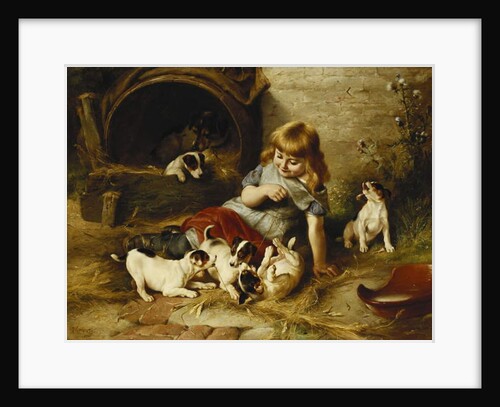 Playmates, 1890 by Walter Hunt