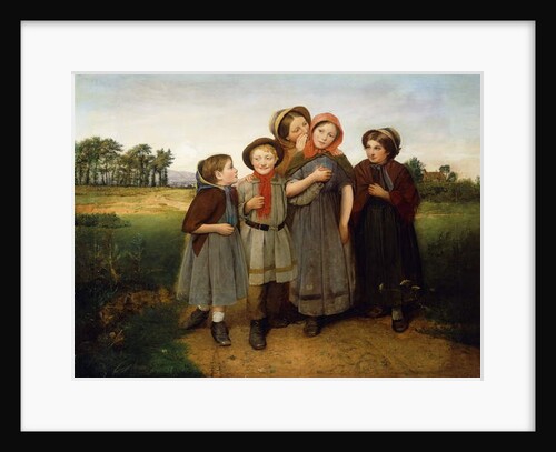 The Secret, 1855 by William Frederick Witherington