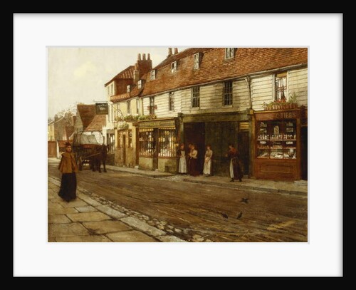 Eltham High Street- 1892 by George Elgar Hicks