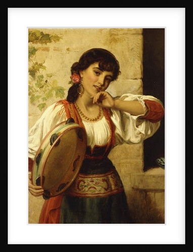 A Neopolitan Dancer by John-Bagnold Burgess