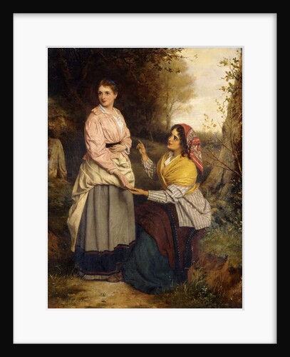 The Gypsy's Prophecy, 1877 by William Oliver