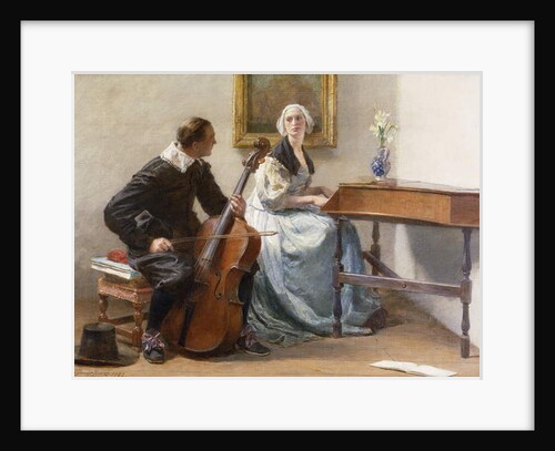 An Unexpected Question, 1922 by John Seymour Lucas