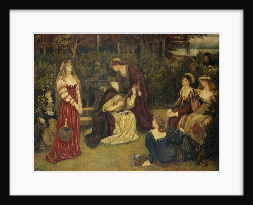 Fiammetta Singing, 1879 by Marie Spartali Stillman