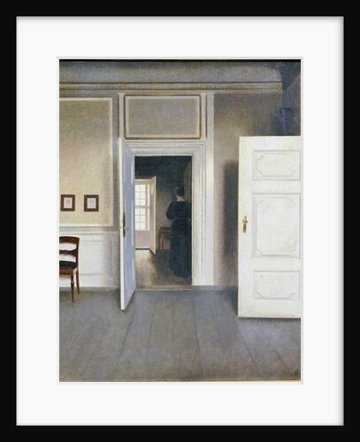 Woman in an Interior, Strandgrade 30, 1901 by Vilhelm Hammershoi