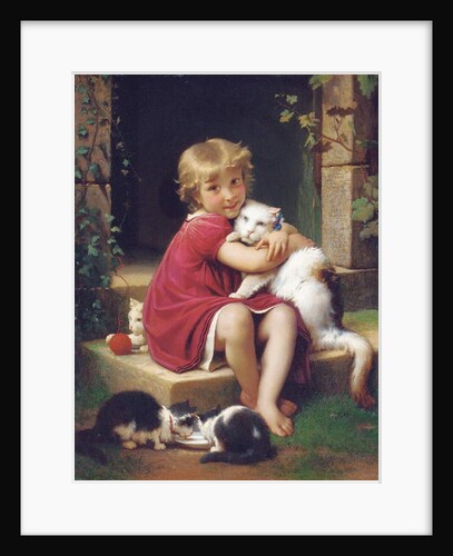 Her Favourite Pet, 1867 by Leon Bazile Perrault