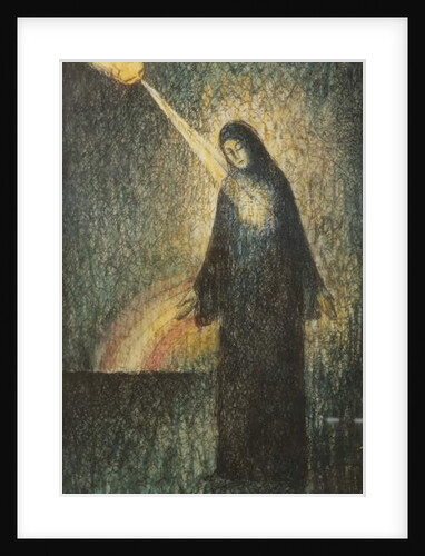 A Woman Lit by a Rainbow by Felix Elie Tobeen