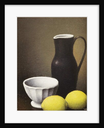 Bowl and Lemons, c.1930 by Felix Elie Tobeen