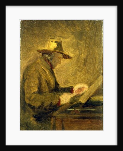 Portrait of Daumier by Jean Baptiste Camille Corot