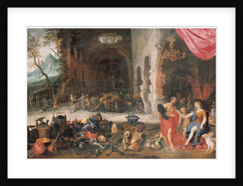 Venus at the Forge of Vulcan by Jan the Younger Brueghel