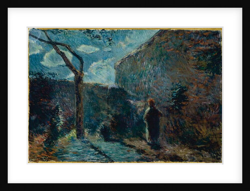 Along the Wall at Nightfall, 1881 by Paul Gauguin