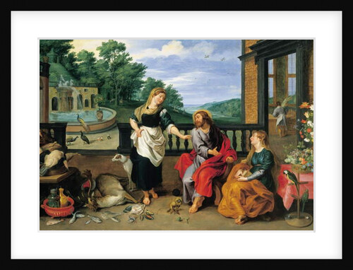 Christ in the House of Martha and Mary by Jan the Younger Brueghel