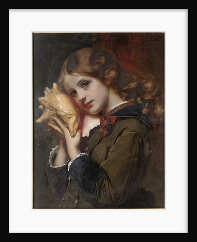 The Sound of the Sea, 1879 by Karl Gussow