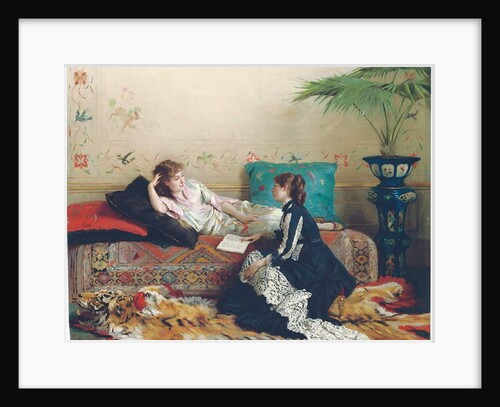 Idle Moments by Gustave Leonard de Jonghe