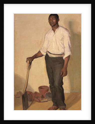Portrait of Negro Gardener, c.1905 by Harold Gilman
