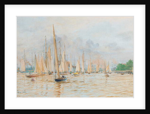 The Regatta at Kiel by William Lionel Wyllie