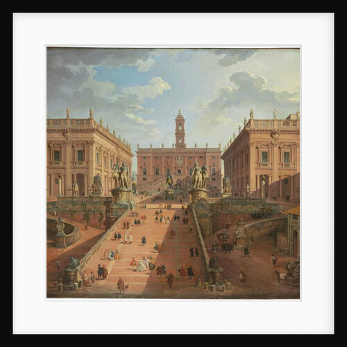 View of the Campidoglio, Rome, 1750 by Giovanni Paolo Pannini or Panini
