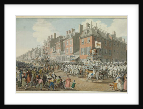 Parade of the Victuallers, Philadelphia, 1821 by Johann Ludwig Krimmel