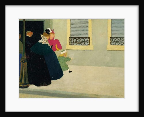 A Walk, c.1895 by Felix Edouard Vallotton