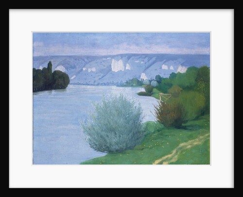 The Seine near Les Andelys, 1916 by Felix Edouard Vallotton