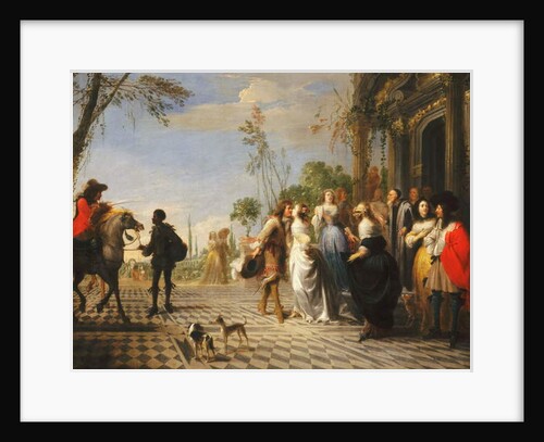 The Parable of the Prodigal Son - The Prodigal Son Leaving Home by Hieronymus Janssens