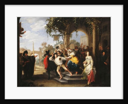 The Parable of the Prodigal Son - The Prodigal Son chased away by the Harlots by Hieronymus Janssens