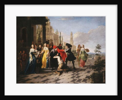 The Parable of the Prodigal Son - The Prodigal Son returning Home by Hieronymus Janssens