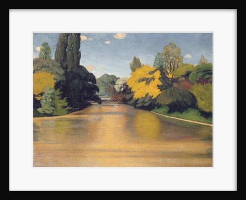 Bois de Boulogne, Las St. James, 1918 by Felix Edouard Vallotton