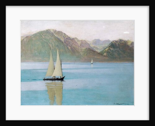 Boat on Lake Geneva, 1892 by Felix Edouard Vallotton