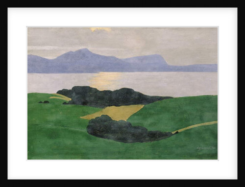 The Saleve and the Lake, 1900 by Felix Edouard Vallotton