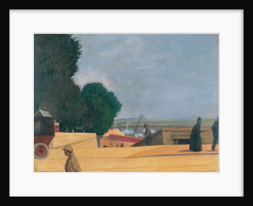 Entry to Pont de l'Alma, 1913 by Felix Edouard Vallotton