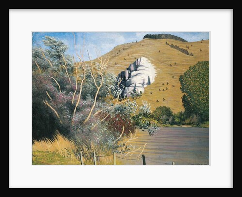 Banks of the Seine at Tournedos, 1920 by Felix Edouard Vallotton