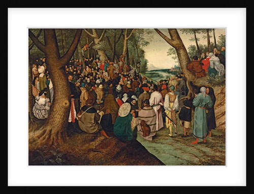 Saint John the Baptist Preaching to the Multitude by Pieter the Younger Brueghel