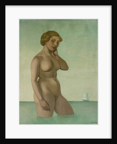 Nude with a Frigate, 1916 by Felix Edouard Vallotton