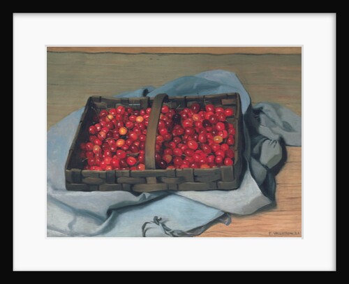 Basket of Cherries, 1921 by Felix Edouard Vallotton