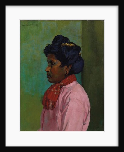 Black woman with pink blouse, 1910 by Felix Edouard Vallotton
