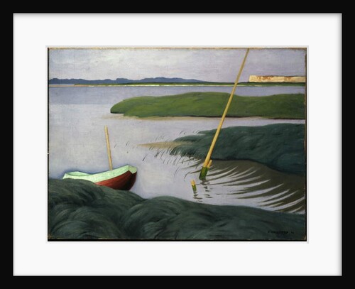 Boat at Berville, 1918 by Felix Edouard Vallotton