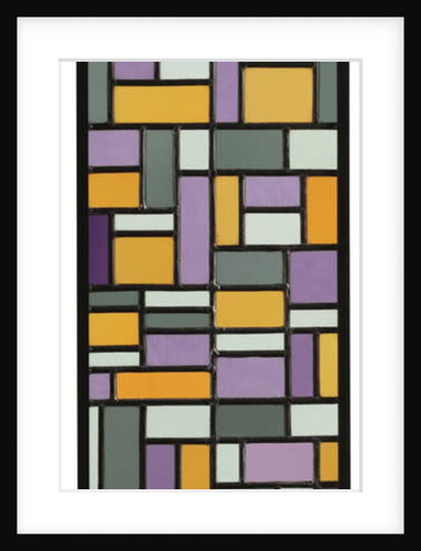 Stained-Glass Composition VIII, 1918-1919 by Theo van Doesburg