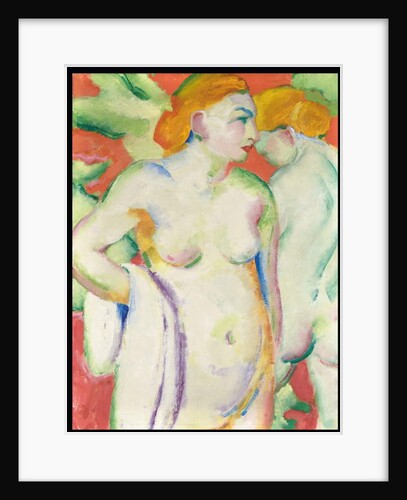 Nudes in Cinnabar, 1910 by Franz Marc