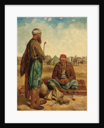 The Smokers, 1856 by John Dalbiac Luard