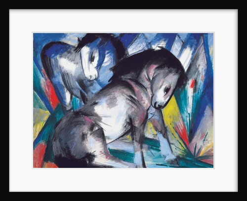 Two Horses, 1913 by Franz Marc