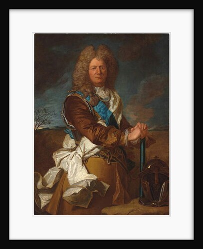 Portrait of Sebastien Le Prestre, Marquis de Vauban, Marechal de France, wearing the order of Saint Esprit by Hyacinthe Rigaud