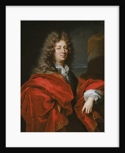Portrait of a gentleman by Hyacinthe Francois Rigaud