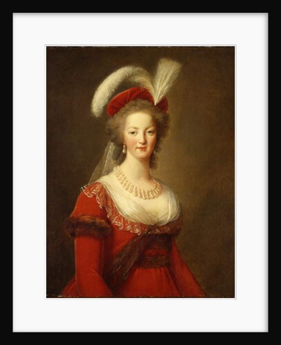 Portrait of Marie Antoinette, Queen of France by Elisabeth Louise (after) Vigee-Lebrun