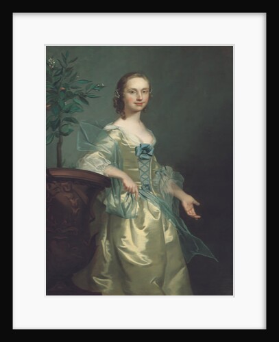 Portrait of a lady, said to be Isabella Courtenay by Thomas Hudson